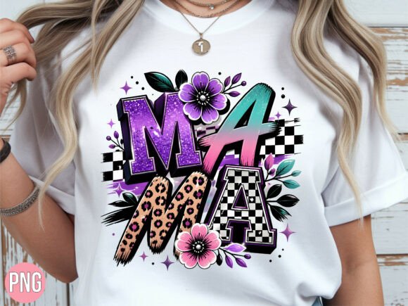 Exploring the Retro Floral Glitter Cheetah Mama PNG: A Versatile Digital Design Asset