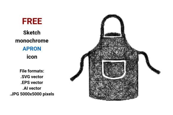 FREE Sketch Apron Icon: High-Quality, Scalable Resources for Designers and Creators