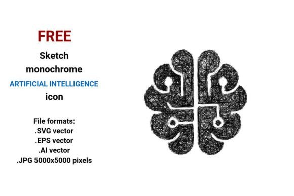 FREE Sketch Artificial Intelligence Icon: A Versatile Tool for Designers and Creators