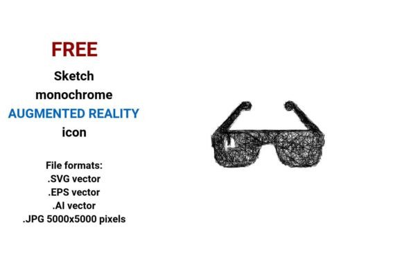 Free Sketch Augmented Reality Icon