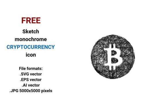 FREE Sketch Cryptocurrency Icon