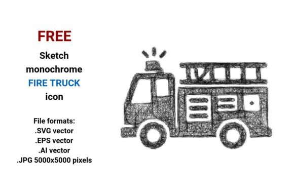FREE Sketch Fire Truck Icon: A Practical, Scalable Asset for Designers and Developers