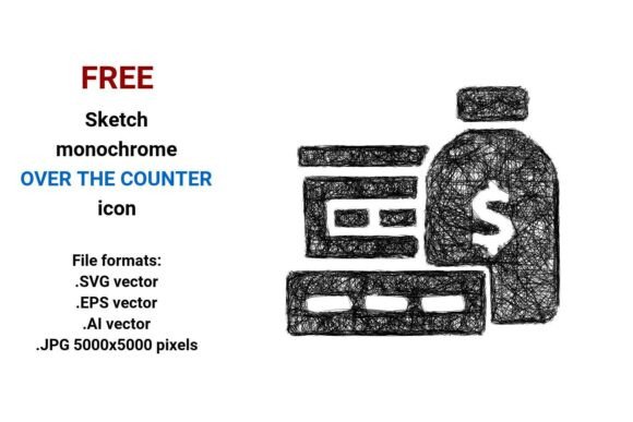 FREE Sketch over the Counter Icon