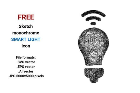 FREE Sketch Smart Light Icon: A Strategic Tool for Modern Design and Branding