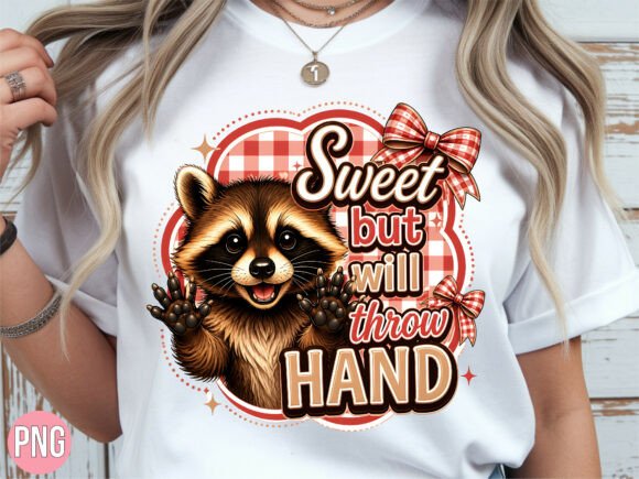 Fun Raccoon Throw Hand Sublimation
