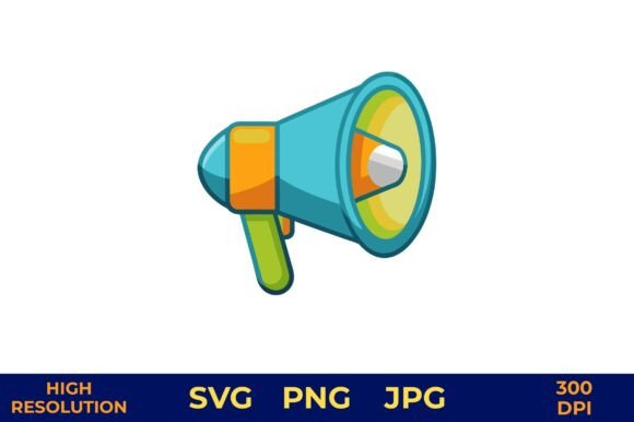 Megaphone Icon for Loud Messages Vector