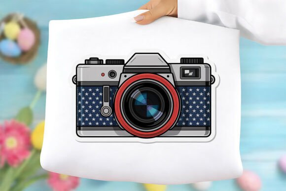 Patriotic Camera PNG: A High-Quality Digital Asset for Your Projects