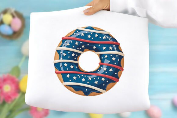 Patriotic Donut PNG: A Versatile Digital Asset for Creative Projects