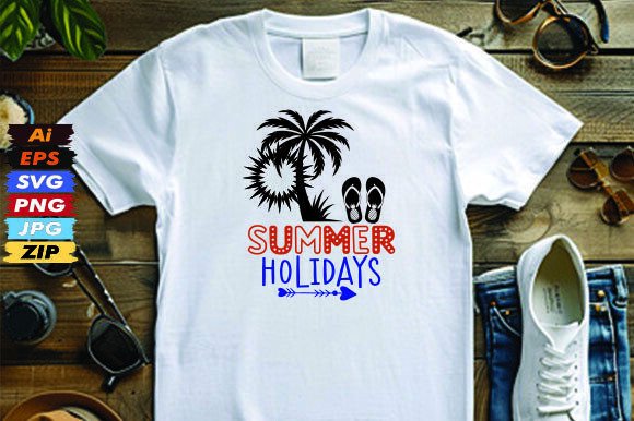 Summer Holidays T-shirt Designs